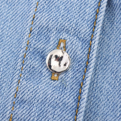 Women's European and American style layered denim vest top with belt high waisted straight leg jeans set