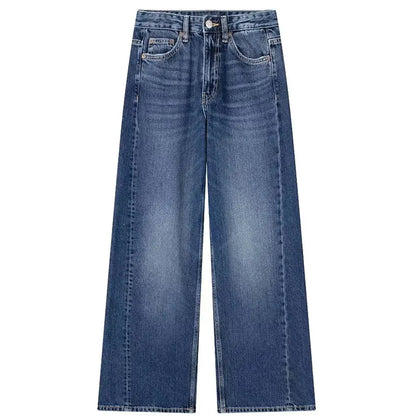HH Jeans For Women 2023 Worn In All Seasons Denim 4 Colors Long Trousers Female Cool High Street Women's Wide Leg Pants
