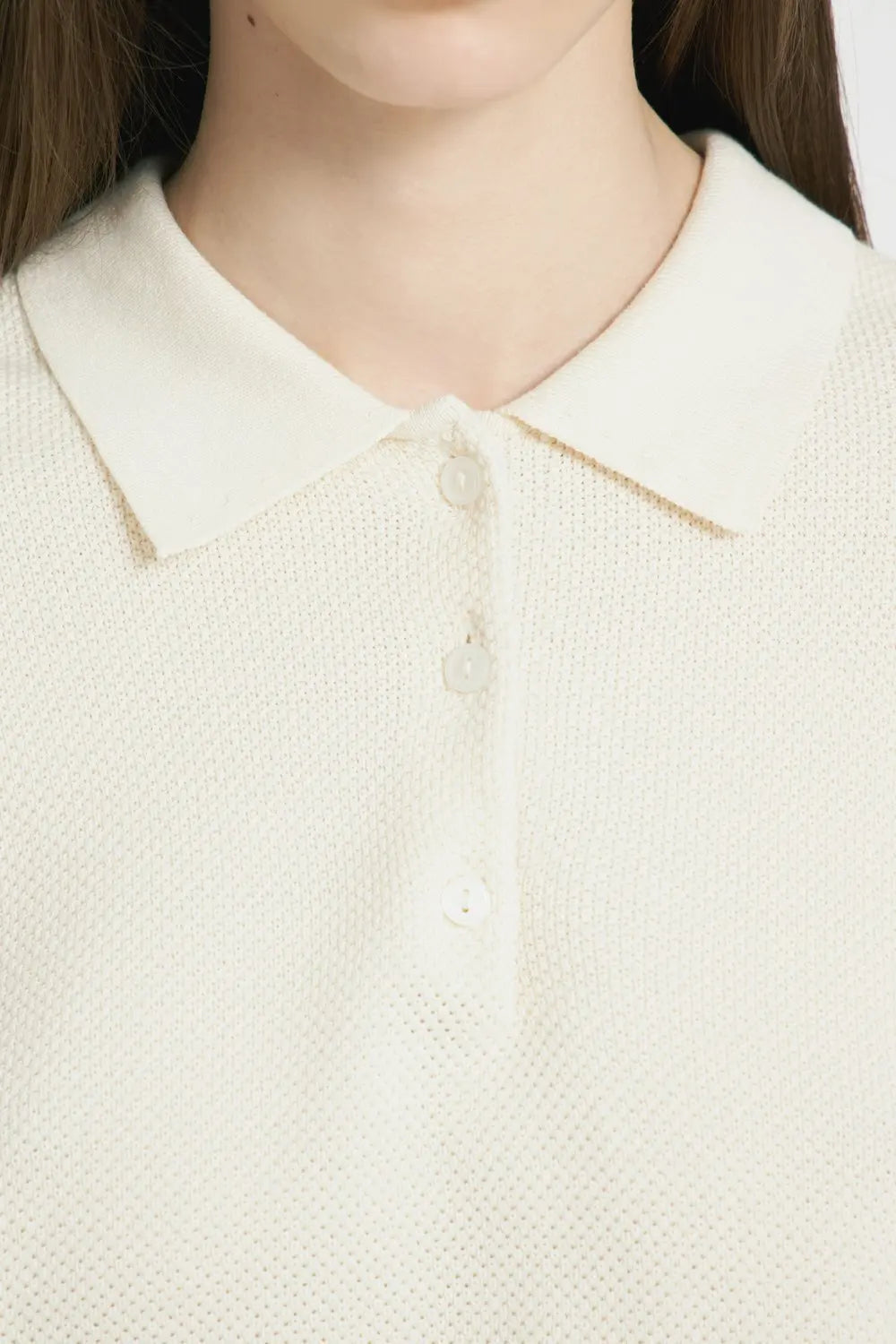 2025 Fall Polo's Shirts Long Sleeve Waffle Knit Tops For Women