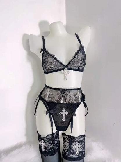 Lace Tank Tops Cross Tops LolitaTank Tops Kawaii Tank Tops Gothic Tank Tops y2k accessories harajuku fashion y2k crop top