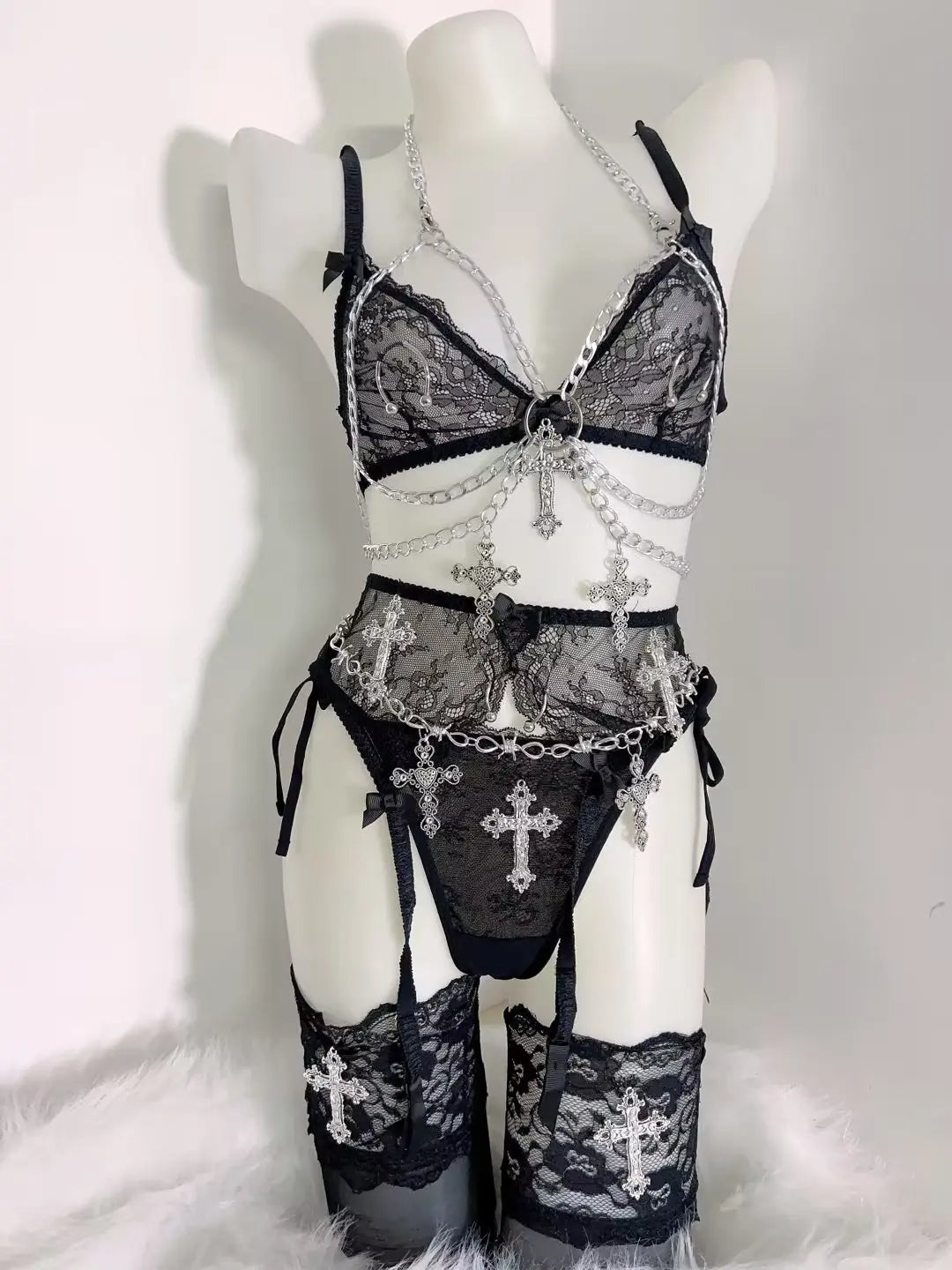 Lace Tank Tops Cross Tops LolitaTank Tops Kawaii Tank Tops Gothic Tank Tops y2k accessories harajuku fashion y2k crop top