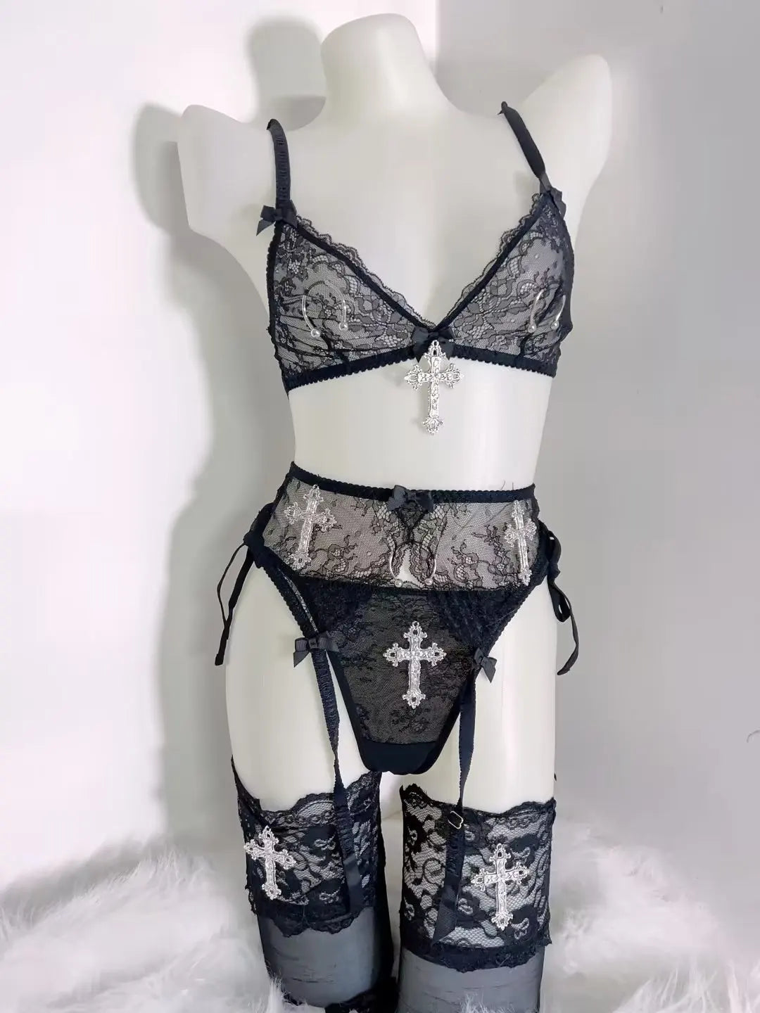 Lace Tank Tops Cross Tops LolitaTank Tops Kawaii Tank Tops Gothic Tank Tops y2k accessories harajuku fashion y2k crop top