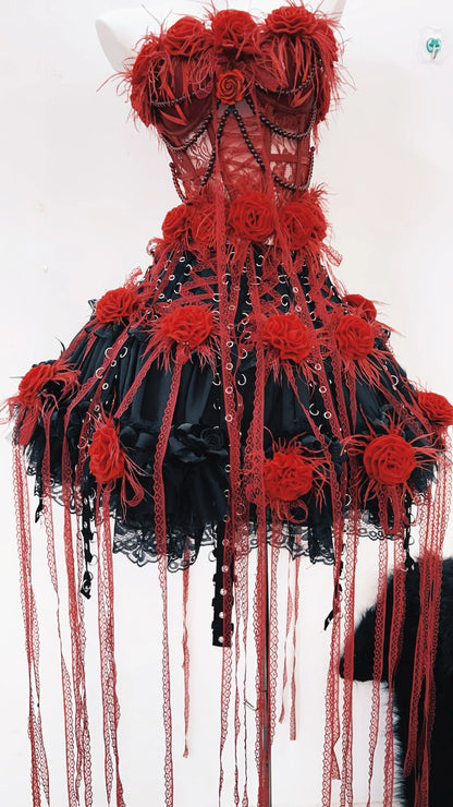 LolitaTank Tops Kawaii Tank Tops Gothic Tank Tops  vintage tops Lace Tank Tops fairy grunge halter topy2k clothes y2k crop top