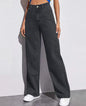 Spring 2026 New High Waist Straight Slim Jeans Women Mopping Wide Legs European and American Loose Jeans