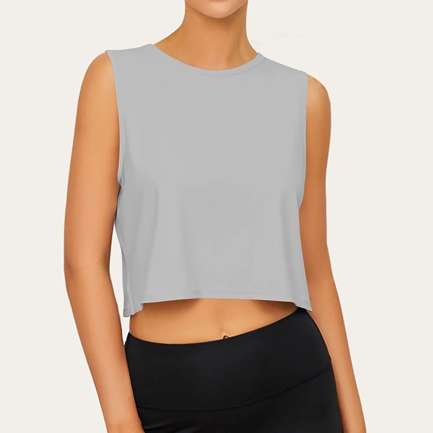 Sports Shirt Vest Loose Seamless Breathable Quick Drying Top Gym Running Fitness Yoga Clothing Lightweight Tops For Women