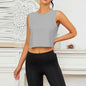 Sports Shirt Vest Loose Seamless Breathable Quick Drying Top Gym Running Fitness Yoga Clothing Lightweight Tops For Women
