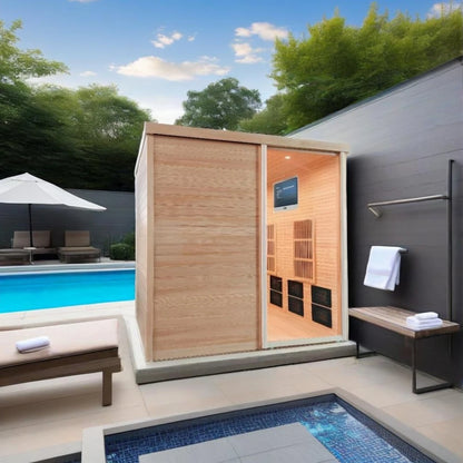 Infrared Workout Sauna Room for Gym or Fitness Studio Commercial Use Sauna