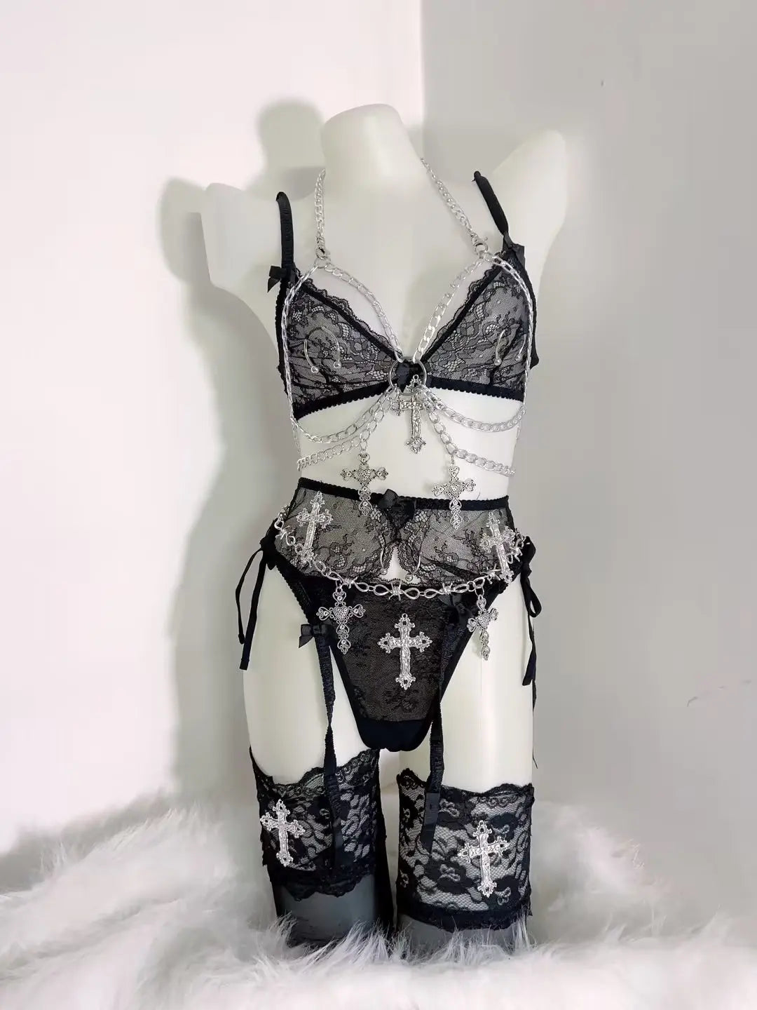 Lace Tank Tops Cross Tops LolitaTank Tops Kawaii Tank Tops Gothic Tank Tops y2k accessories harajuku fashion y2k crop top