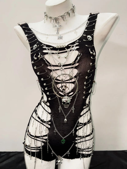 Gothic Tank Tops Punk Tops y2k fashion Cross Tops bustier top y2k crop tops gothic clothes Skull top fairy grunge y2k clothes