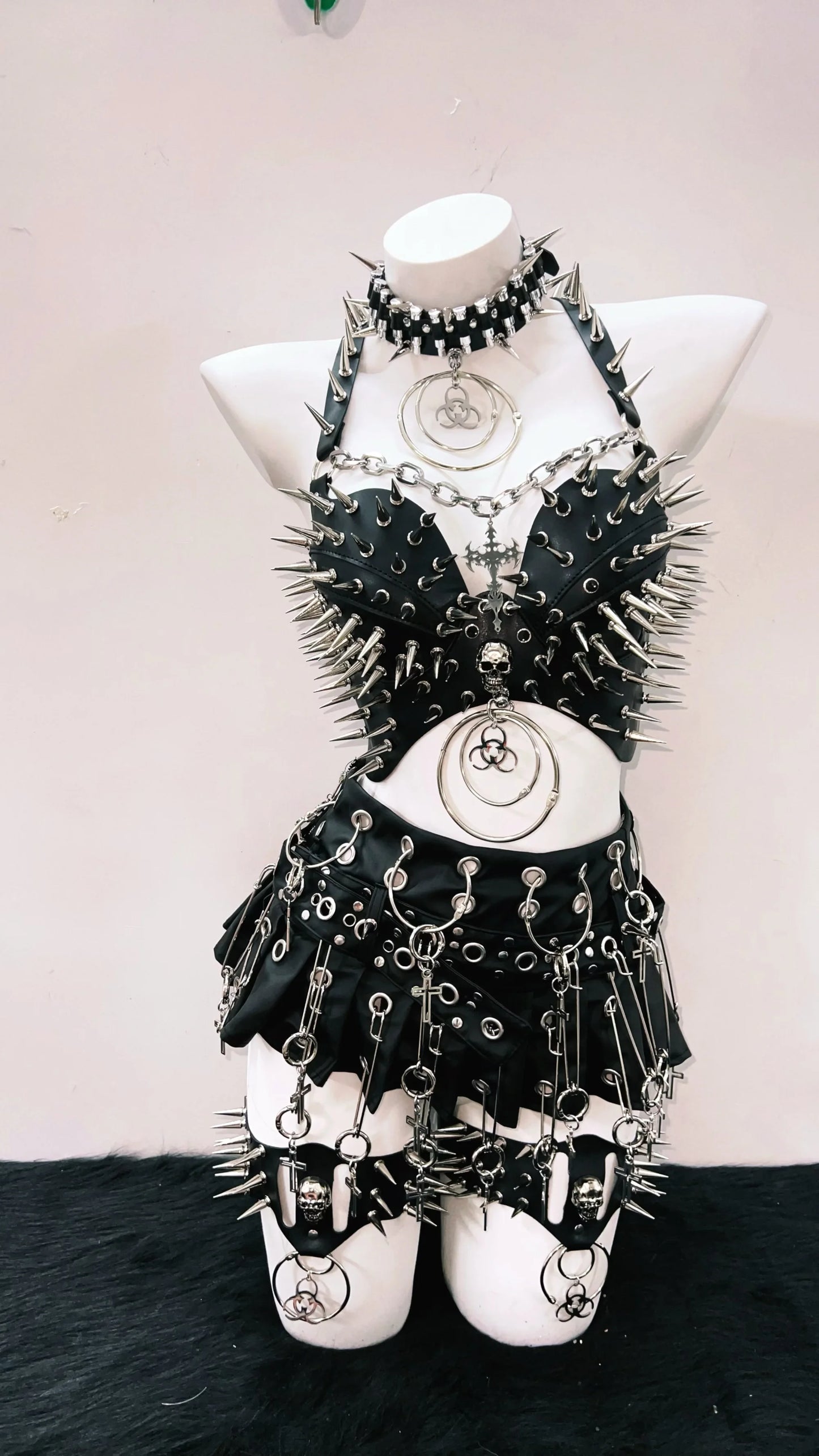 Rivet Tank Tops  Gothic Tank Tops Punk Tank Tops y2k clothes y2k crop top gothic clothes Skull top vintage tops  y2k fashion