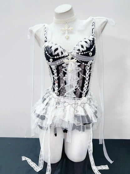 vintage tops  fairy grungey2k crop topLolitaTank Tops Kawaii Tank Tops Gothic Tank Tops gothic clothes e girl clothes Lace Tops