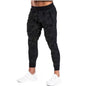 Gym Skinny Jogger Set of clothes Men Running Sweatpants Fitness Bodybuilding Sports Pants Zip pocket Male Cotton Jogging Trouser