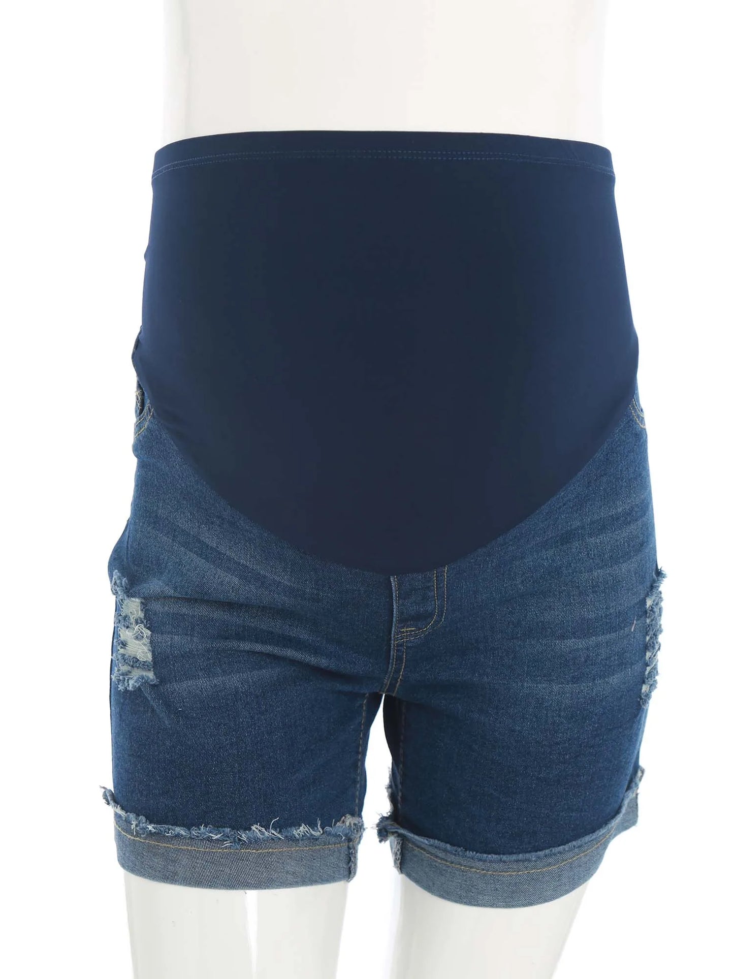 Pregnant Women High Waist Support Belly Jeans Maternity Hip Lifting Elastic Denim Pants Daily Work Wear Streetwear Loungewear