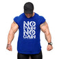Gym Clothing Mens Bodybuilding Hooded Tank Top Cotton Sleeveless Vest Sweatshirt Fitness Workout Sportswear Tops Male Suspenders