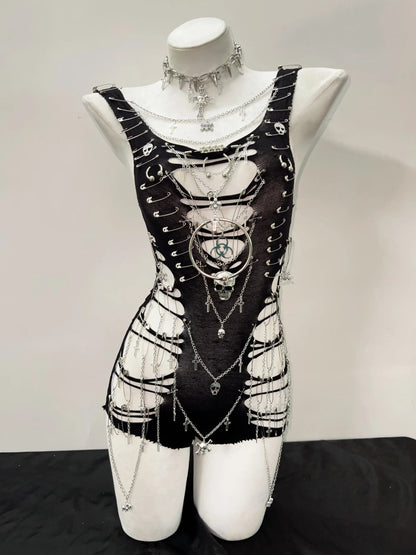 Gothic Tank Tops Punk Tops y2k fashion Cross Tops bustier top y2k crop tops gothic clothes Skull top fairy grunge y2k clothes