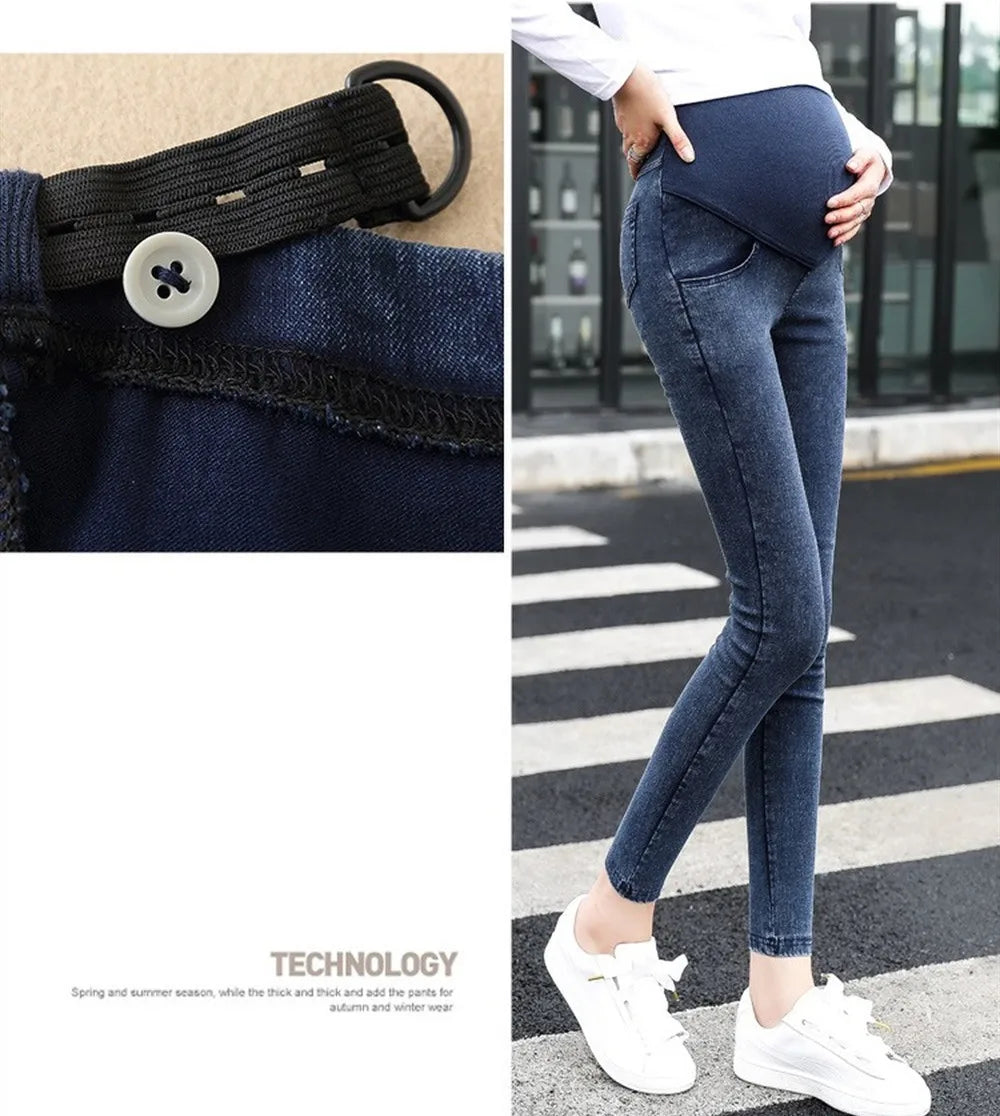 Jeans Women Pregnancy Maternity Clothing Jeans Black Pants For Pregnant Women Clothes Nursing Trousers Denim Jeans Womens