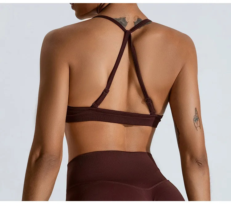 Gym Clothes Women 2 Pcs Yoga Set Breathable Sports Bra High Waist Leggings Women's Tracksuit Sportswear Fitness Suit Activewear