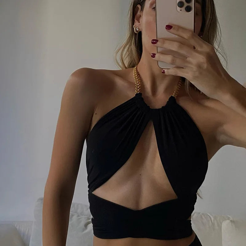 Tank Top for Women Summer Halter Camis Pleated Sleeveless Cami Shirts Womens Fashion Tank Tops V Neck Loose Fit Basic y2k Top