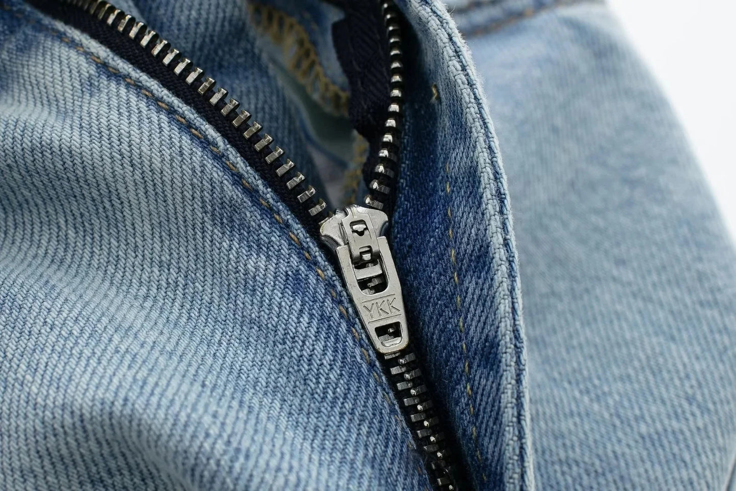 HH Female Fashion Denim Jeans Loose Solid Long Pants With Gradient All Match Streetwear Mujer Casual Baggy Chic Trousers