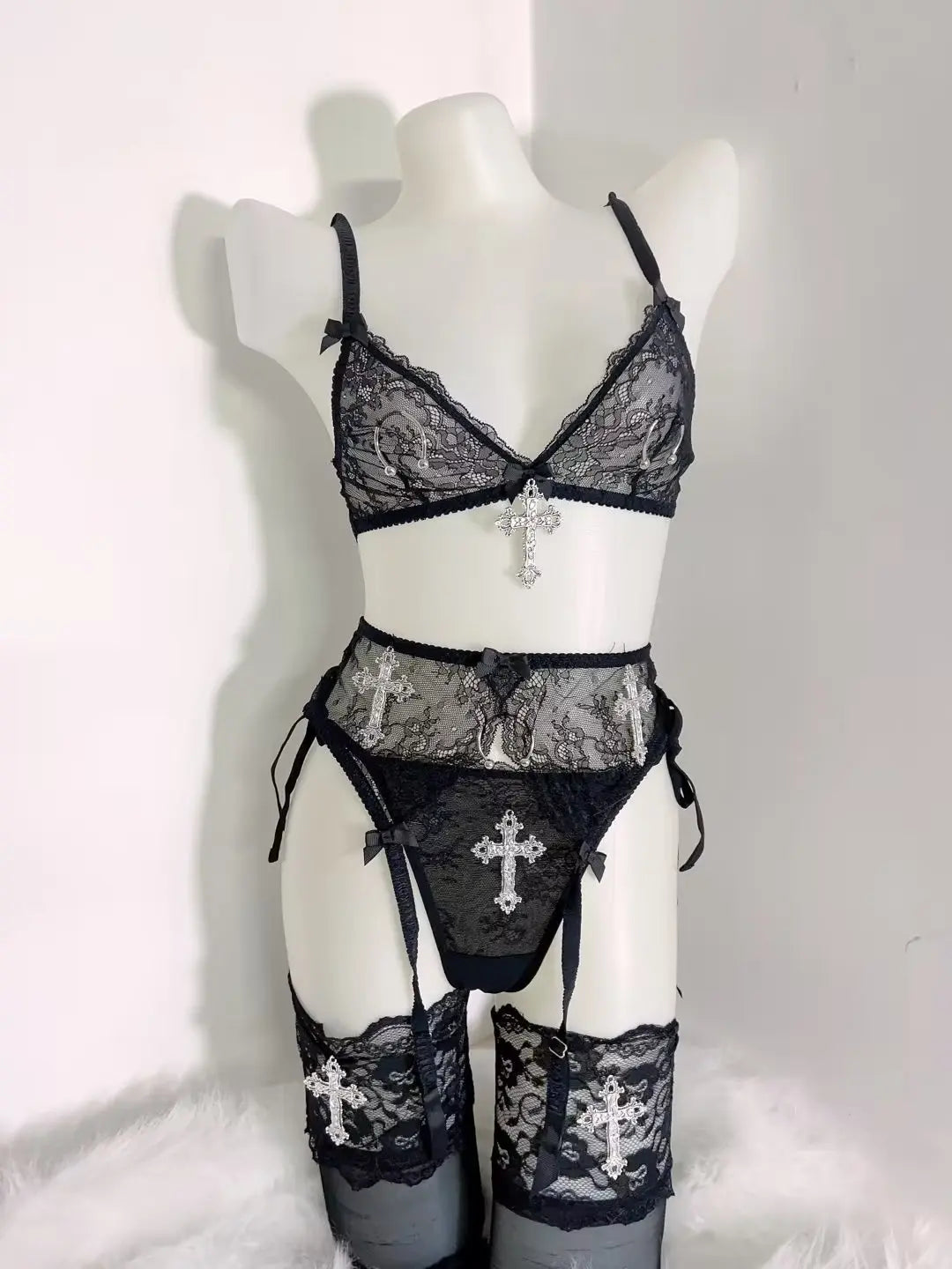 Lace Tank Tops Cross Tops LolitaTank Tops Kawaii Tank Tops Gothic Tank Tops y2k accessories harajuku fashion y2k crop top