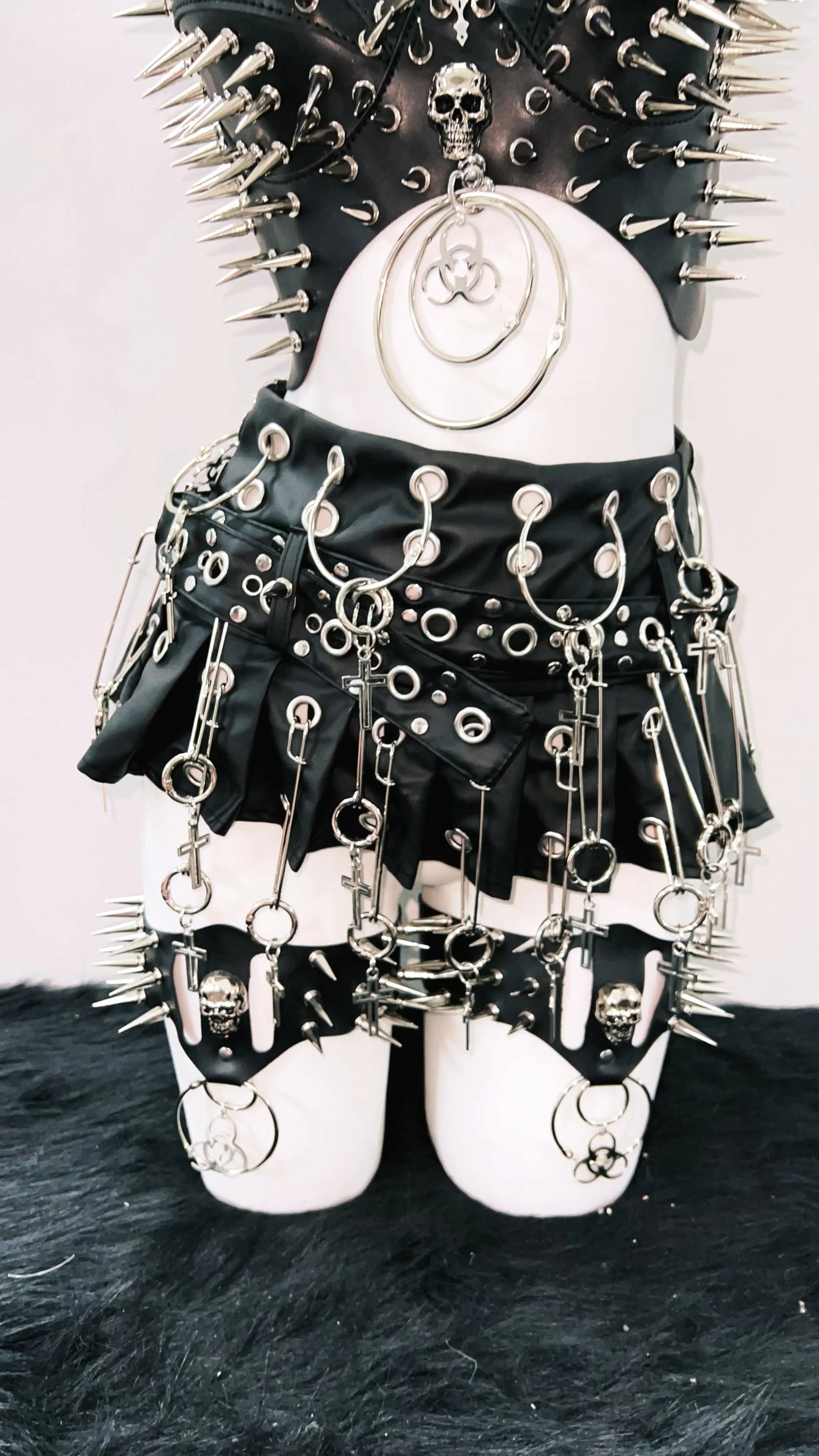 Rivet Tank Tops  Gothic Tank Tops Punk Tank Tops y2k clothes y2k crop top gothic clothes Skull top vintage tops  y2k fashion