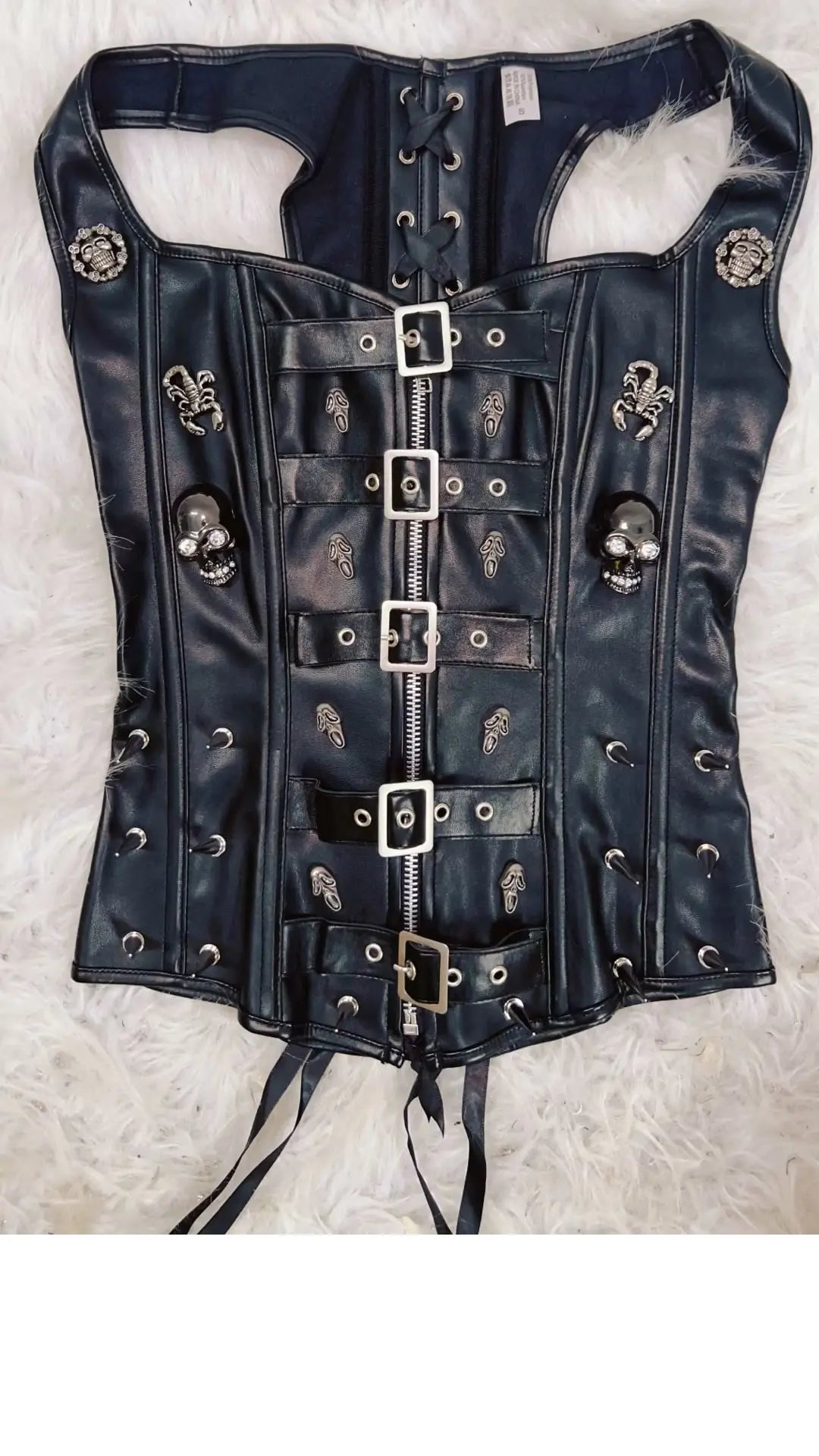 Skull Tank Tops Rivets Tank Tops Gothic Tank Tops Punk Tank Tops gothic clothes y2k clothes y2k fashion bustier top vintage tops
