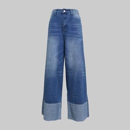 Beautyblue Jeans Women Long Pants Elegant Zipper Jean Pants 2025 Summer Multi-pocket Bottom Denim Ankle Straight Length Trousers