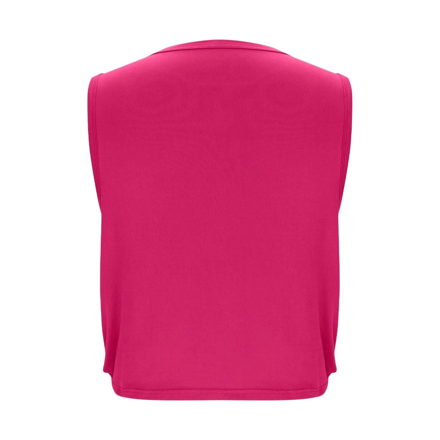 Women Sleeveless Yoga Tops Breathable Blouse Cover Up Gym Workout Cool T-Shirt Running Short Tank Crop Top Athletic Vest