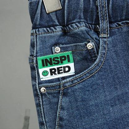 2025 Fashion Women's Jeans Spring Autumn Denim Harem Pants Loose Large-size Elastic-waist Vintage Casual Trousers Female Jeans