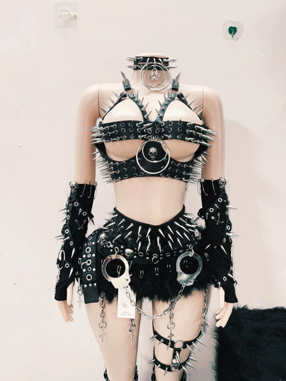 Skull top vintage tops Gothic Tank Tops Punk  Tops y2k clothes y2k crop top gothic clothes y2k top harajuku Tank Tops rivet Tops
