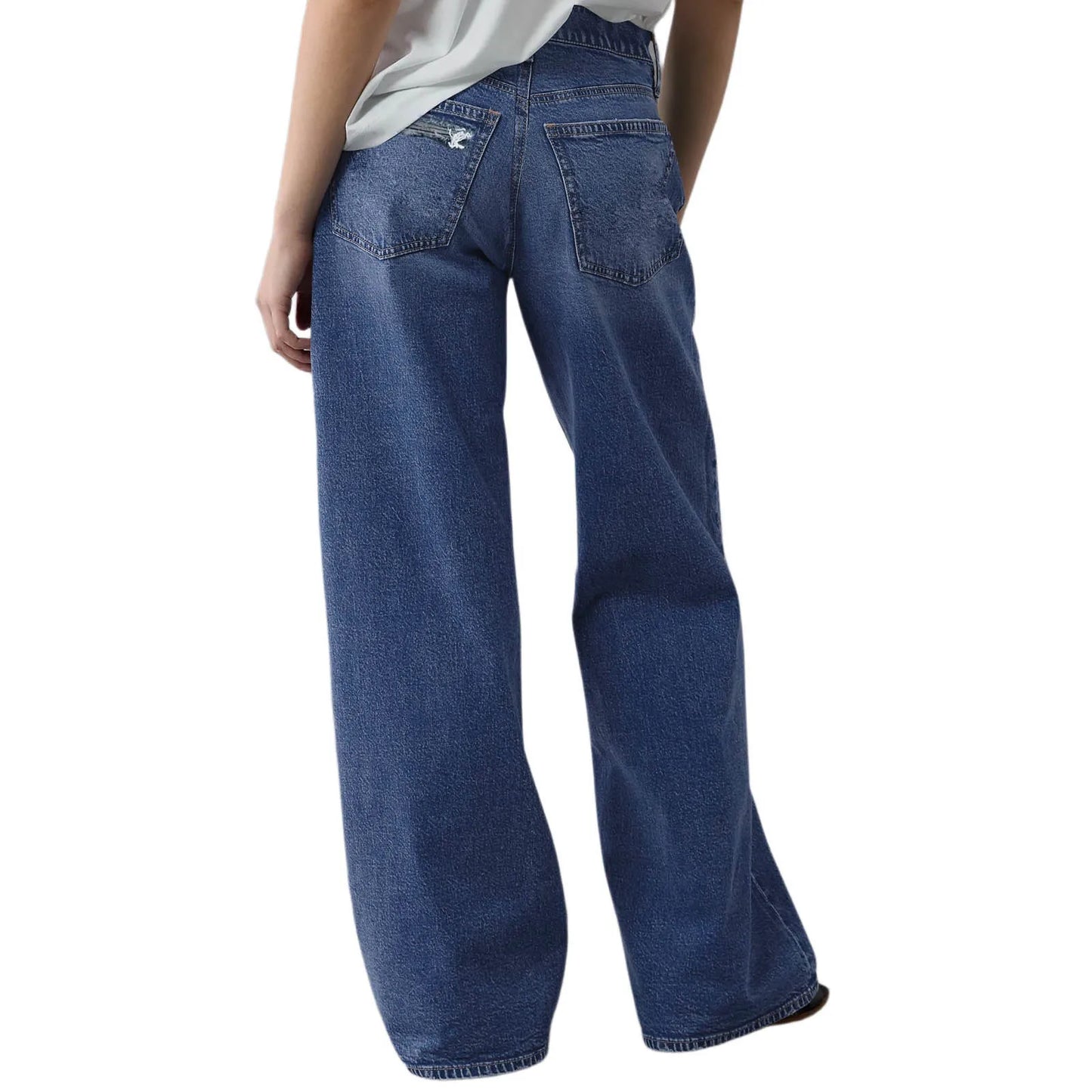 High Waist Straight Leg Jeans for Women New Style Cross-Border High Waist Slim Fit Long Jeans Trendy Women's Denim Pants