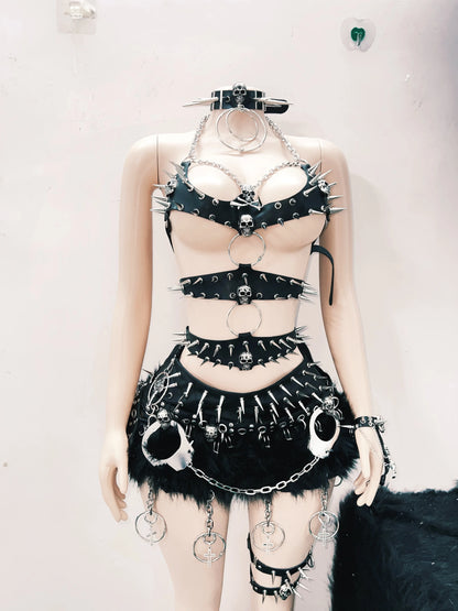 Gothic Tank Tops Punk Tank Tops rivet Tank Tops Skull  Tank Tops harajuku Tank Tops  gothic clothes y2k clothes  y2k fashion