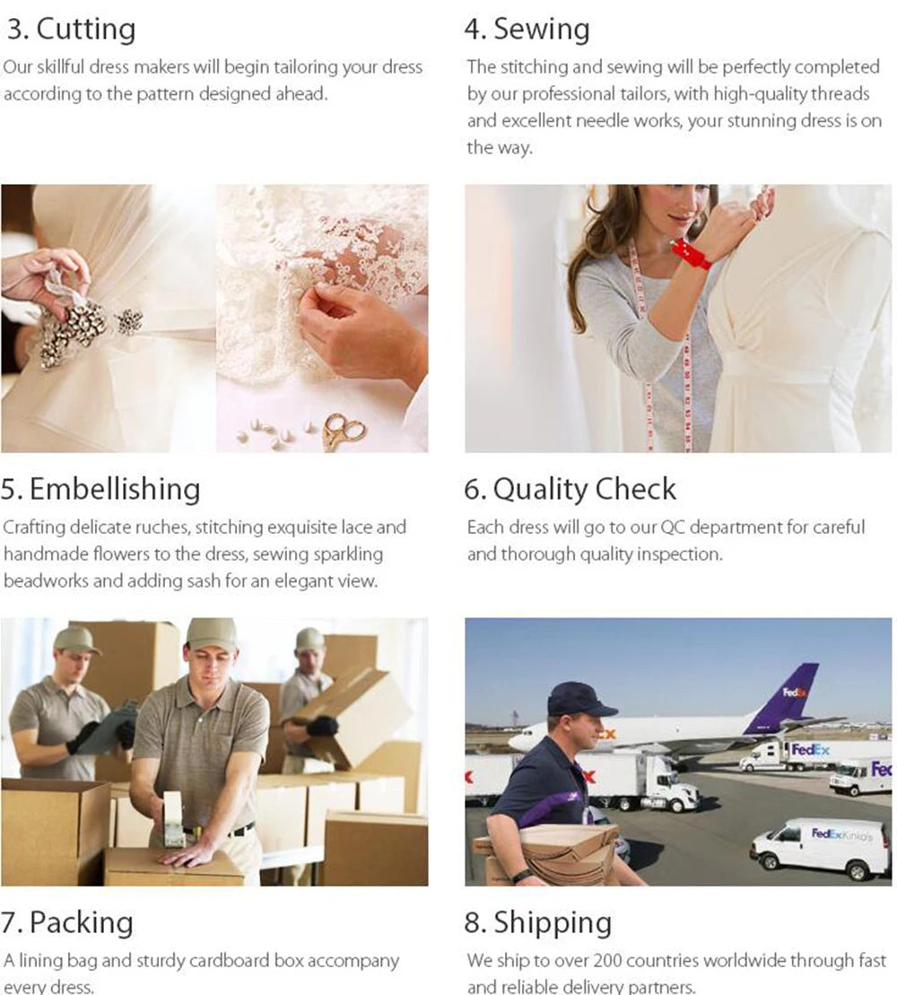 White Flowers Embroidery Lace Wedding Dresses Long Sleeves Strapless vestidos Side Slit Customized FormalEvening BridesmaidDress