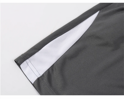 2 Piece Men's Quick Dry Gym Fitness Badminton Sports Suit Clothes Running Jogging Sportswear Workout Workout Set Sportswear