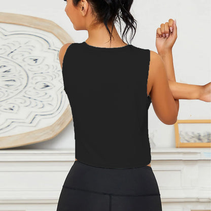 Sports Shirt Vest Loose Seamless Breathable Quick Drying Top Gym Running Fitness Yoga Clothing Lightweight Tops For Women