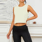 Sports Shirt Vest Loose Seamless Breathable Quick Drying Top Gym Running Fitness Yoga Clothing Lightweight Tops For Women