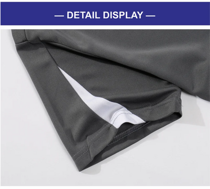 2 Piece Men's Quick Dry Gym Fitness Badminton Sports Suit Clothes Running Jogging Sportswear Workout Workout Set Sportswear