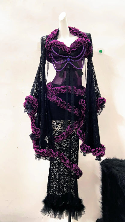 Gothic Tank Tops Punk Tank Tops LolitaTank Tops Kawaii Tank Tops y2k clothes vintage Tops Lace harajuku Tank Tops gothic clothes