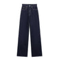 Willshela Women Jeans Denim Pant High Waist Female Chic Lady Casual Basic Mujer Straight Trousers