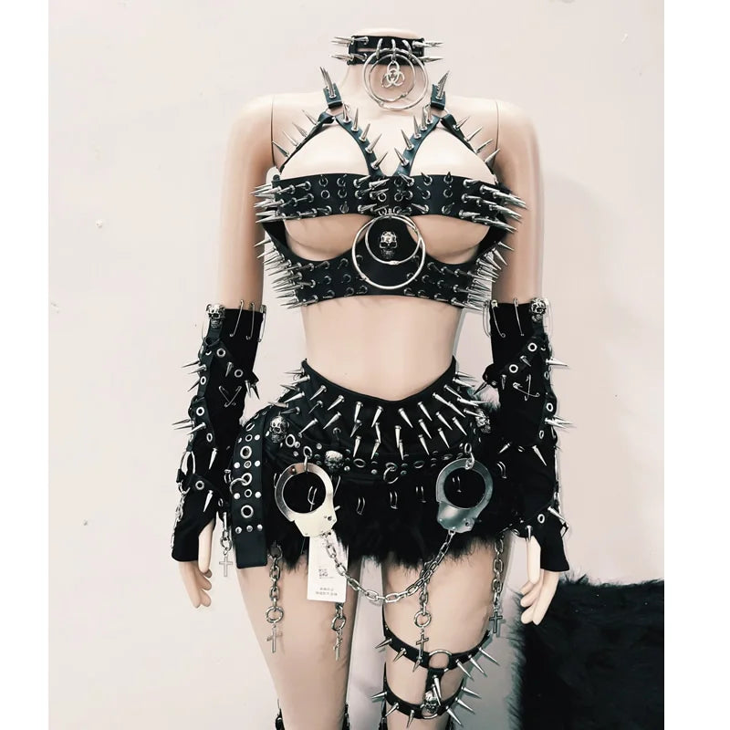 Skull top vintage tops Gothic Tank Tops Punk  Tops y2k clothes y2k crop top gothic clothes y2k top harajuku Tank Tops rivet Tops