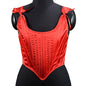 Corset Tops for Women Renaissance Boned Overbust Bustier Corset Top