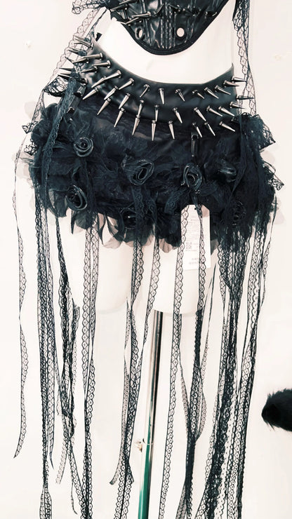 Gothic Tank Tops Punk Tops y2k clothes y2k crop top gothic clothes LaceTank Tops rivet Tank Tops CrossTank Tops harajuku Tops