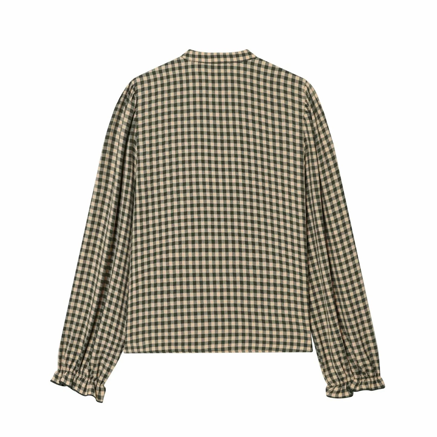 Women Blouses Tops Spring New Fashion Plaid Layered Elegant Women's Shirts Tops Chic Street Single-breasted Tops