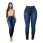 Skinny Jeans Women Pencil Pants Super Stretch Denim Sexy Slim Women Fashion Fashion Waist Retro Commuter