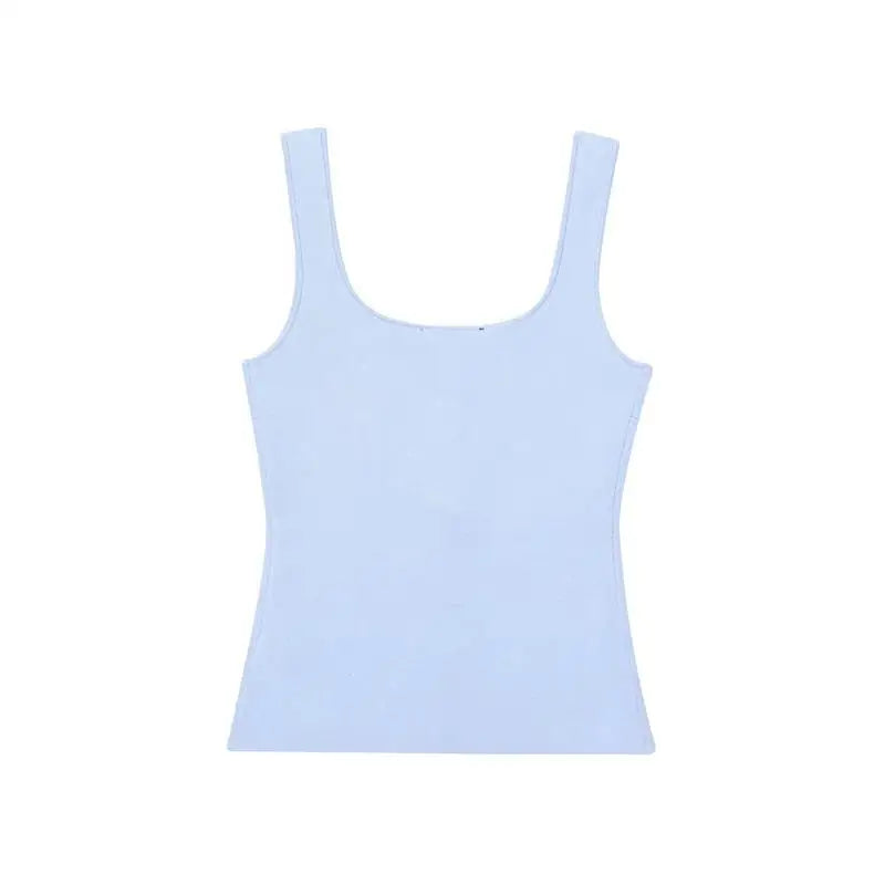 Tops Women's 2025 New Summer Knit Tops Fashion Elastic Slim Knit Elegant Holiday Young Women Tops Street Chic Student Camis Tops