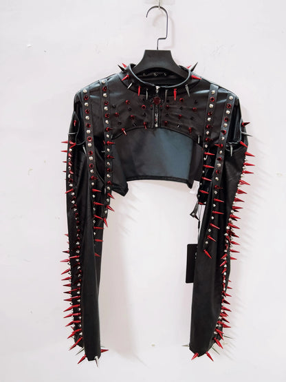 gothic  tank tops  gothic clothes  y2k fashion  y2k crop top Gothic Tank Tops Punk Tank Tops Rivets top vintage tops  Cross Tops