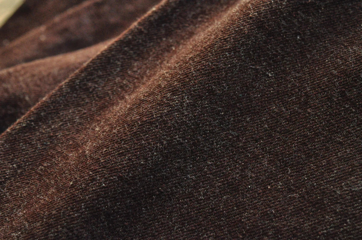 Saucezhan Men Jeans Brown Jeans Men Jeans Trousers  Selvedge Denim Jeans for Men Taper Fit Mens Jeans vintage 13.8 Oz