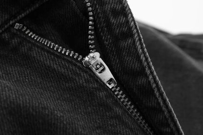 HH Female Fashion Denim Jeans Loose Solid Long Pants With Gradient All Match Streetwear Mujer Casual Baggy Chic Trousers