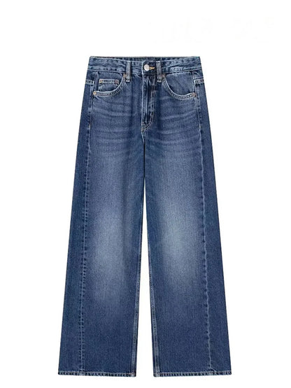 HH Jeans For Women 2023 Worn In All Seasons Denim 4 Colors Long Trousers Female Cool High Street Women's Wide Leg Pants