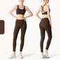 2 Piece Yoga Clothes Women's Tracksuit Athletic Wear Pilates Fitness Suit Gym Workout Push Up Clothes Sports Bra Leggings Suit